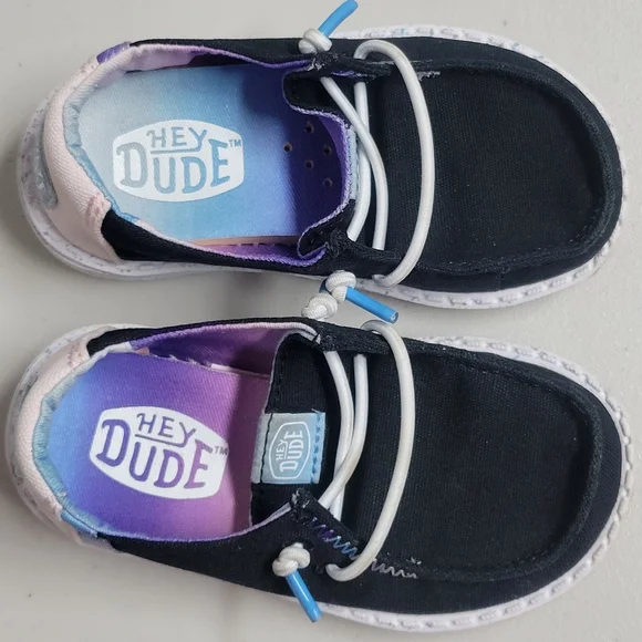 Hey Dude Wendy Color Fun Toddler Girl Size C7. - Picture 3 of 12